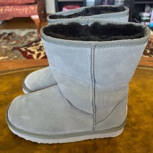 Gray Suede UGG Winter Boots